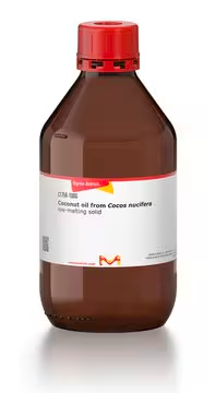 Coconut oil structure, CAS 8001-31-8