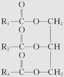 Palm oil structure, CAS 8002-75-3
