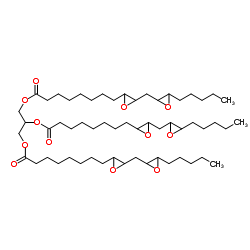Epoxidized soya bean oil structure, CAS 8013-07-8