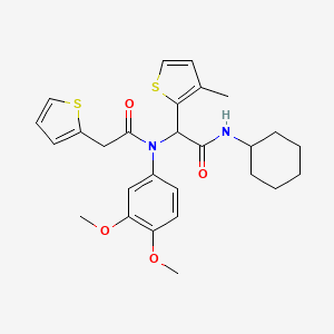 2-Amino-3,5-dibromo-4-methylpyridine structure, CAS 3430-29-3