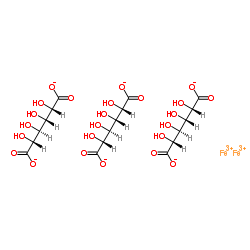 Iron saccharate structure, CAS 8047-67-4