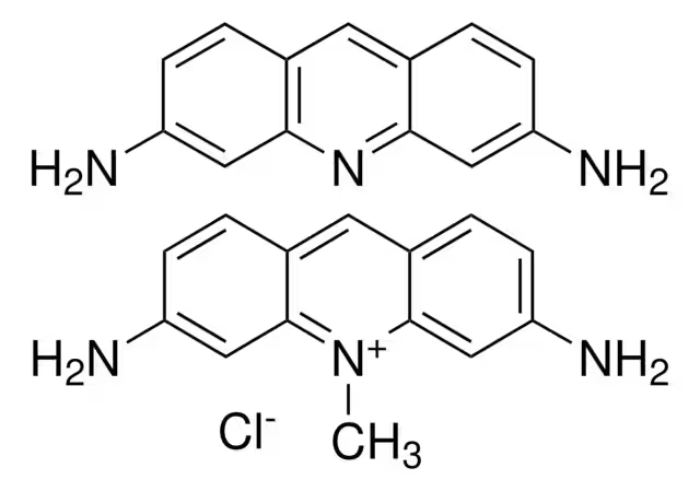 Acriflavine structure, CAS 8048-52-0