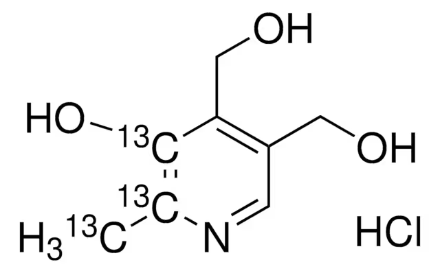 Vitamin B6 structure, CAS 8059-24-3