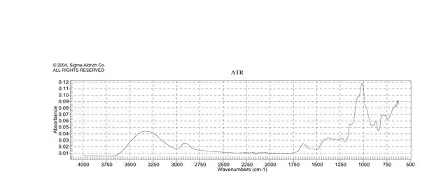 Guar gum structure, CAS 9000-30-0