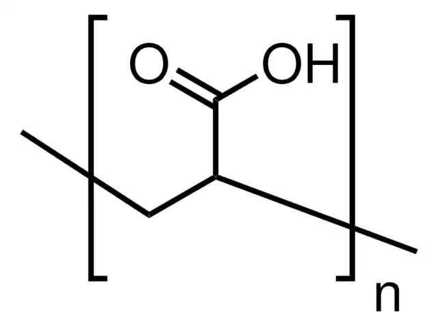 Polyacrylic acid structure, CAS 9003-01-4