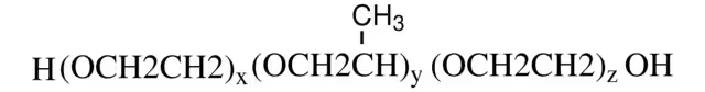 Polyethylene-polypropylene glycol structure, CAS 9003-11-6