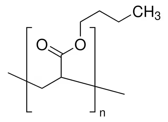 Butyl acrylate resin structure, CAS 9003-49-0
