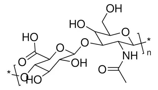 Hyaluronic acid structure, CAS 9004-61-9