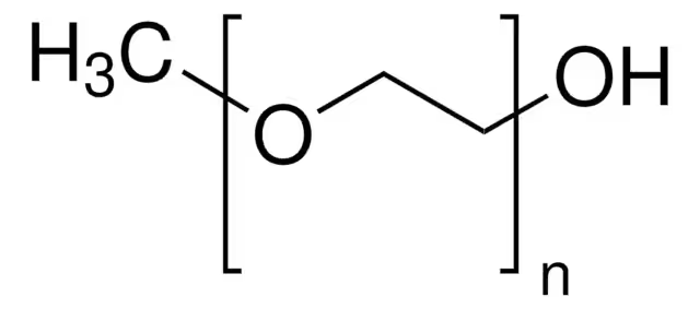 Methoxypolyethylene glycols structure, CAS 9004-74-4