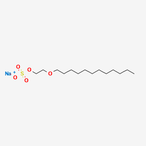 Sodium lauryl polyoxyethylene ether sulfate structure, CAS 9004-82-4