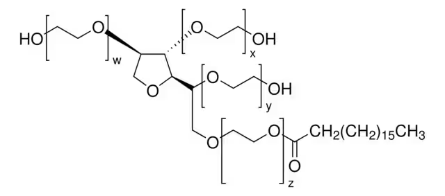 Tween 60 structure, CAS 9005-67-8