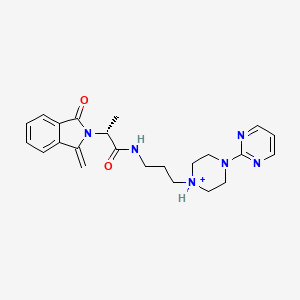 4-(3-Chloropropyl)piperazine-1-ethanol dihydrochloride structure, CAS 3445-00-9