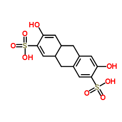 Dihydroxydimethyldiphenylmethanedisulphonic acid polymer structure, CAS 9011-02-3