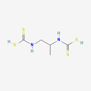Zinc 1,2-propylenebis(dithiocarbamate) polymers structure, CAS 9016-72-2