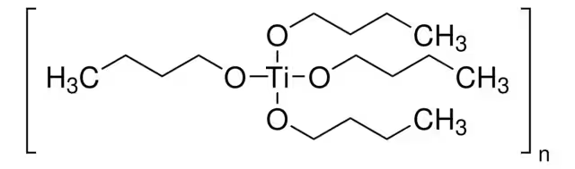 Poly(titanium butoxide) structure, CAS 9022-96-2