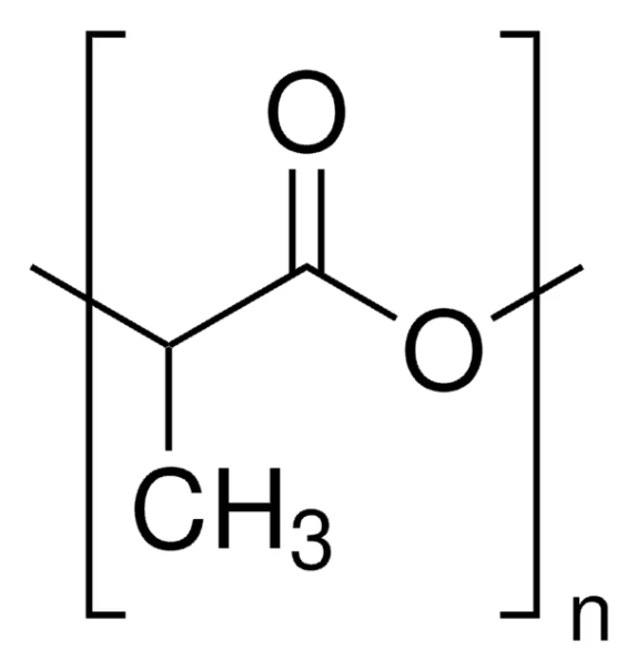 Poly[oxy(methyl-1,2-ethanediyl)] structure, CAS 9042-19-7