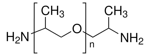 O,O'-Bis(2-aminopropyl)polypropyleneglycol structure, CAS 9046-10-0