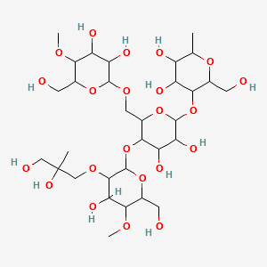 Hydroxypropyl starch structure, CAS 9049-76-7