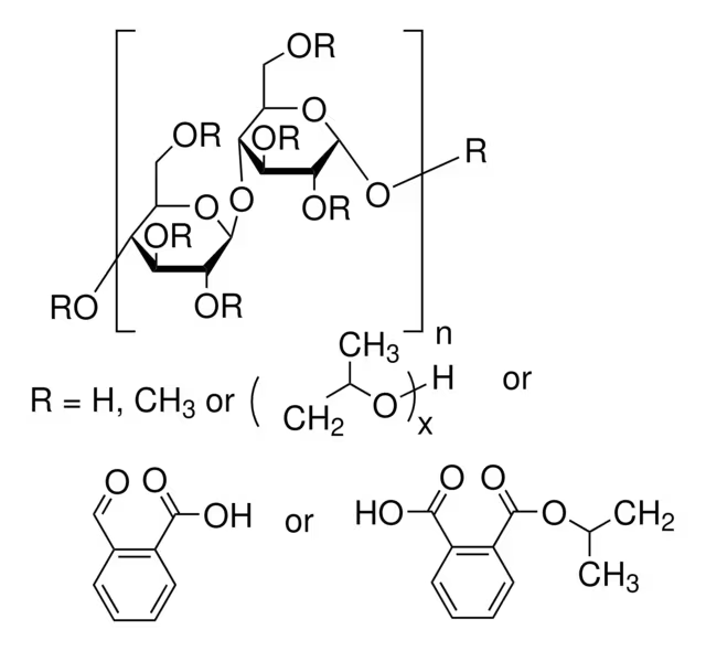 Hydroxypropyl methylcellulose phthalate structure, CAS 9050-31-1