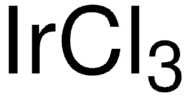 Iridium trichloride structure, CAS 10025-83-9