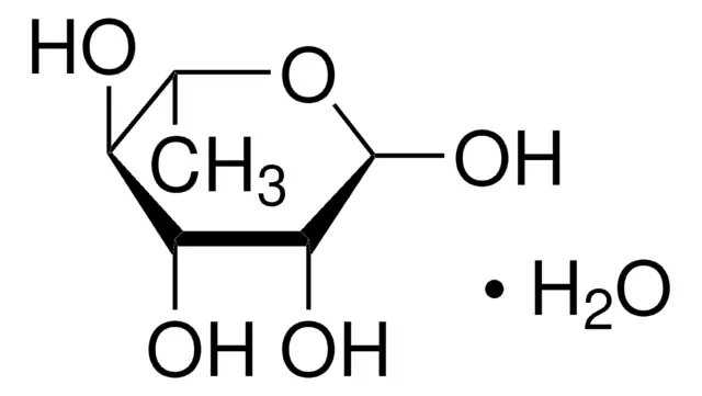 L(+)-Rhamnose monohydrate structure, CAS 10030-85-0