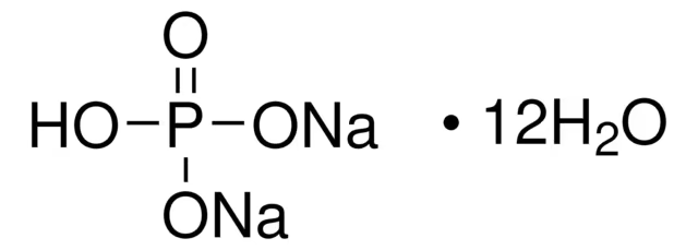 Disodium phosphate dodecahydrate structure, CAS 10039-32-4