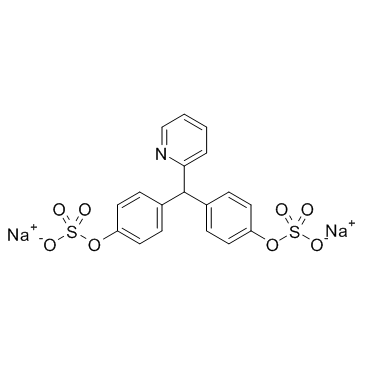 Sodium picosulfate structure, CAS 10040-45-6