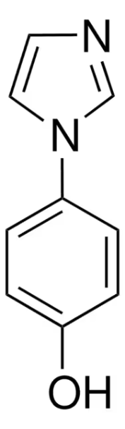 4-(Imidazol-1-yl)phenol structure, CAS 10041-02-8