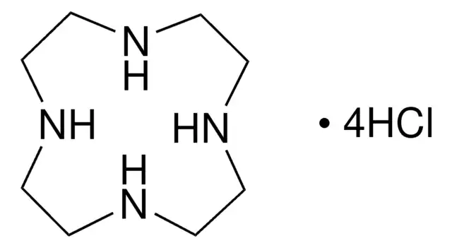 1,4,7,10-Tetraazacyclododecane tetrahydrochloride structure, CAS 10045-25-7