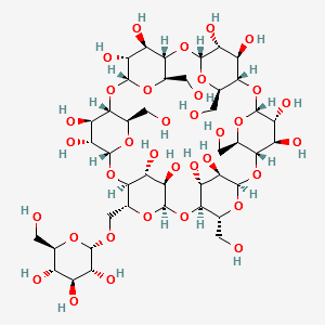 6-O-alpha-D-Glucosyl-alpha-cyclodextrin structure, CAS 10058-19-2