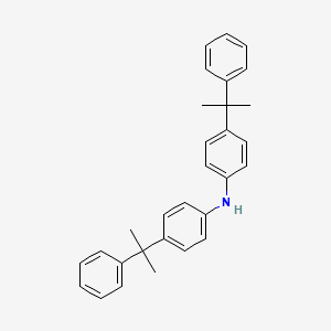 Bis[4-(2-phenyl-2-propyl)phenyl]amine structure, CAS 10081-67-1