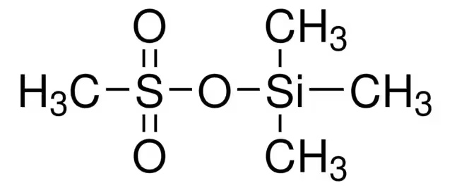 Trimethylsilyl methanesulfonate structure, CAS 10090-05-8