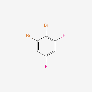 1,2-Dibromo-3,5-difluorobenzene structure, CAS 10105-60-9