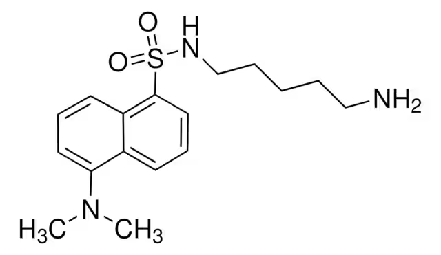 Dansylcadaverine structure, CAS 10121-91-2