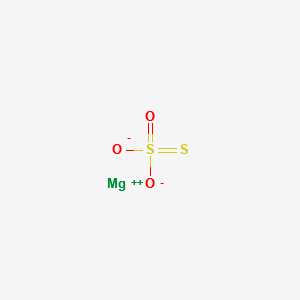 Magnesium thiosulfate hexahydrate structure, CAS 10124-53-5