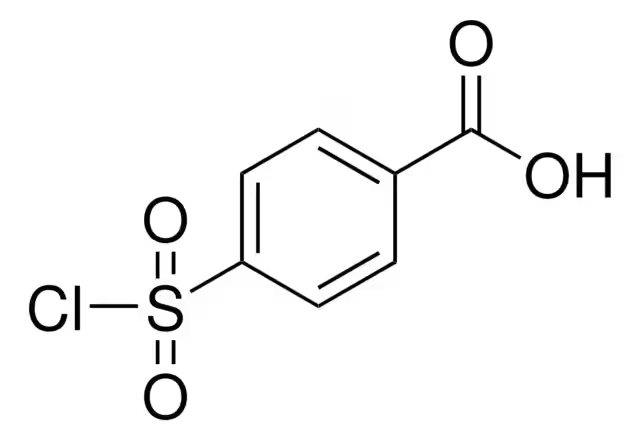 4-(Chlorosulfonyl)benzoic acid structure, CAS 10130-89-9