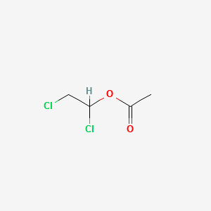 1,2-Dichloroethyl acetate structure, CAS 10140-87-1
