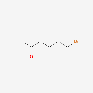 1-Bromo-5-hexanone structure, CAS 10226-29-6