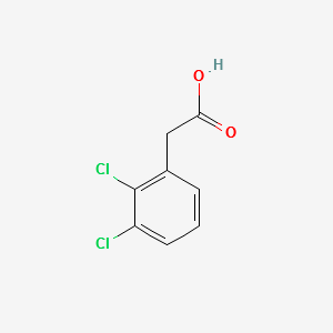 2,3-Dichlorophenylacetic acid structure, CAS 10236-60-9