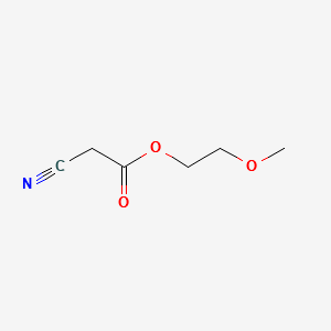 2-Methoxyethyl cyanoacetate structure, CAS 10258-54-5