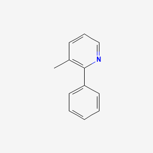 3-Methyl-2-phenylpyridine structure, CAS 10273-90-2