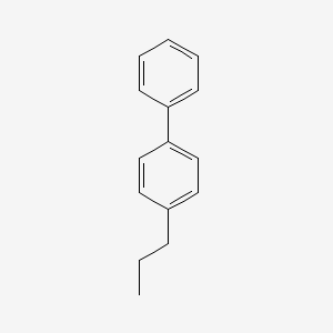 4-Propylbiphenyl structure, CAS 10289-45-9