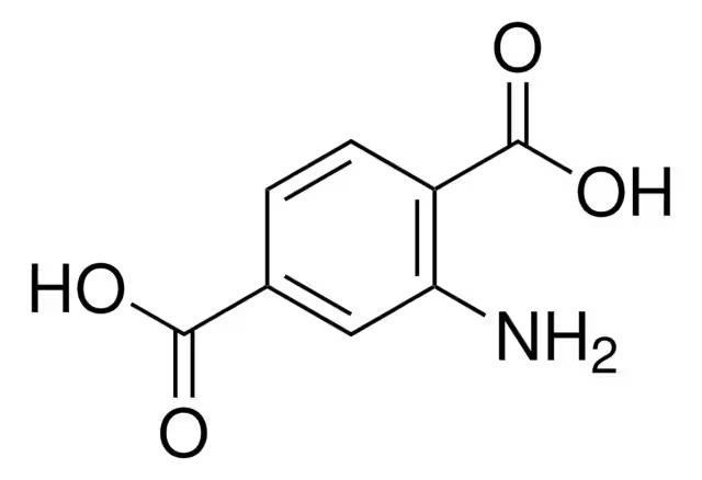 2-Aminoterephthalic acid structure, CAS 10312-55-7