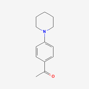 4-Piperidinoacetophenone structure, CAS 10342-85-5