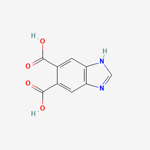 Benzimidazole-5,6-dicarboxylic acid structure, CAS 10351-75-4