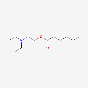 2-Diethylaminoethyl hexanoate structure, CAS 10369-83-2