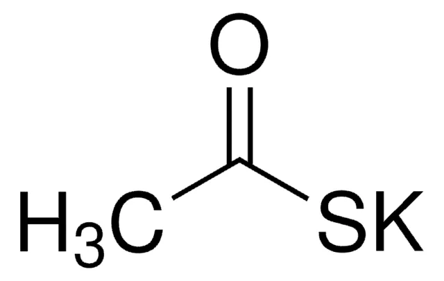 Potassium thioacetate structure, CAS 10387-40-3
