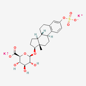 beta-Estradiol-3-sulfate-17-glucopyranosiduronic acid dipotassium salt structure, CAS 10392-35-5