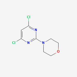 4-(4,6-Dichloropyrimidin-2-yl)morpholine structure, CAS 10397-13-4