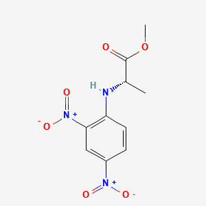 N-(2,4-Dinitrophenyl)-L-alanine methyl ester structure, CAS 10420-63-0